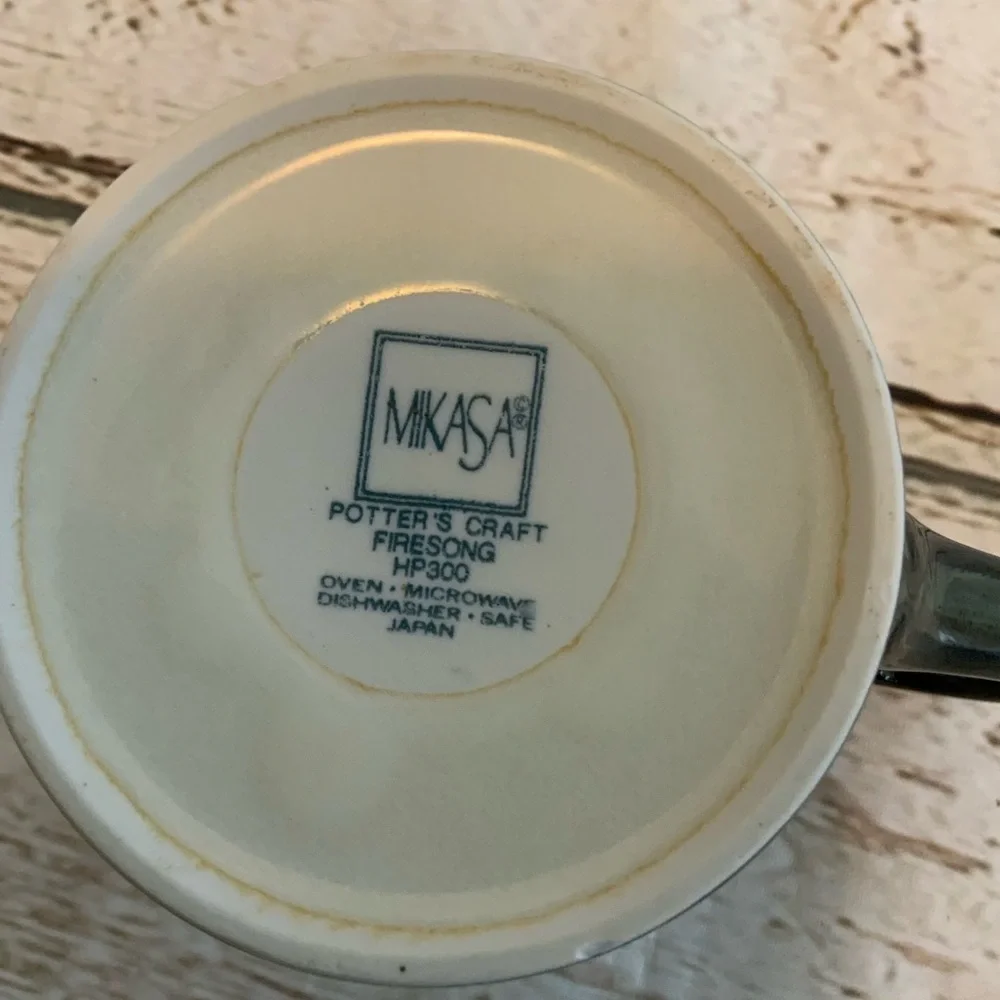 Mikasa Potters Craft Firesong Coffee Mug handcrafted‎ pottery - Picture 3 of 5